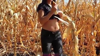 My Step-Brother Cumming In My Underlings While I Work On Corn Field Sixty Fps.