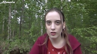 A Girl Who Loves To Eat Something, Gets My Penis In The Middle Of The Forest And Swallows It.