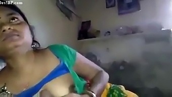 A Desi Village With A Husband Gives A Blowjob And A Handjob.