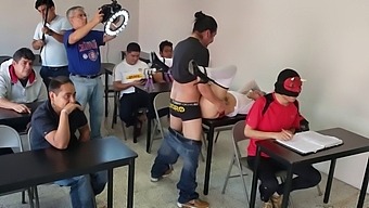 Behind The Scenes Of A Porn/Schoolgirl Pornography Session.