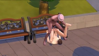Sims 4: Gay Men Engage In Public Sex In The Park