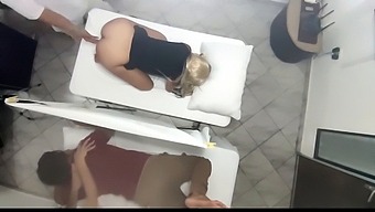 A Cuckold Husband Watches His Beautiful Wife Get Fucked By The Masseuse In This Amazing Video