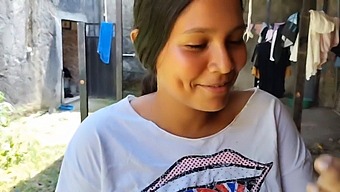 I Sneak A Peek At My Neighbor'S Rear End And Give Her A Load Of Cum