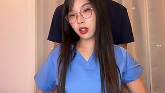 Amateur Asian Babe Elle Lee Has Sex With Creepy Doctor To Get Ahead