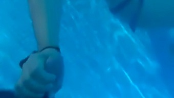 Swimming Pool Sex With My Girlfriend Ends With Orgasm