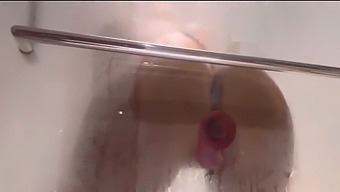 Get Ready For A Wild Ride With This Shower Dildo Action