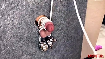 Annycandy And Her Friends Have Fun Playing With His Balls