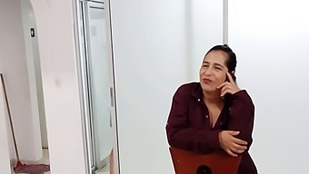 Latina Mature Interrupts Stepmother'S Phone Sex And Assumes Control