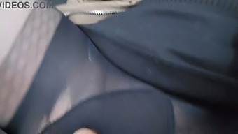Chubby Cutie With Big Tits Pleasures Herself In The Back Seat Of A Cab