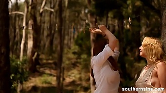 Australian Lesbians Embracing Nature'S Beauty