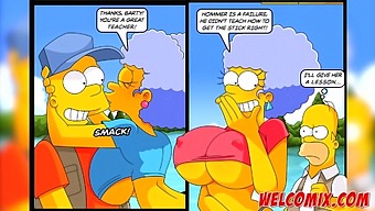 Experience The Ultimate Cartoon Fantasy With Cartoon Boobs And Butts In Simpson Porn