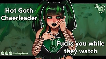 Goth Cheerleader Gives Oral And Pussy Fuck In Hd