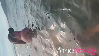 Busty Blonde Sunbathing On The Beach Gets Embarrassed - Alinenovak.Com.Br