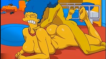 Marge'S Erotic Anal Adventure In The World Of Hentai