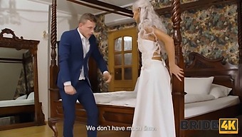 Bride'S Wedding Day Turns Into Threesome With Bisexual Woman
