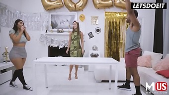 Busty Beauty Violet Myers Enjoys A Bbc Birthday Gift In Group Sex Party