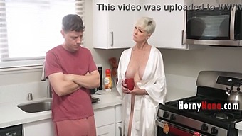 Older Woman Seduces Her Stepson'S Friend In This Steamy Video