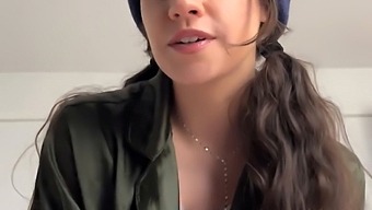 Big Natural Tits Homemade Brunette Gets A Double Orgasm In Hd Video.