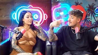 Lily Phillips And Willow Harper In A Steamy Podcast Episode With Ryan Pownall And Tiny Smallz